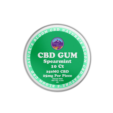 Spearmint CBD Gum - Nature's Bloom CBD